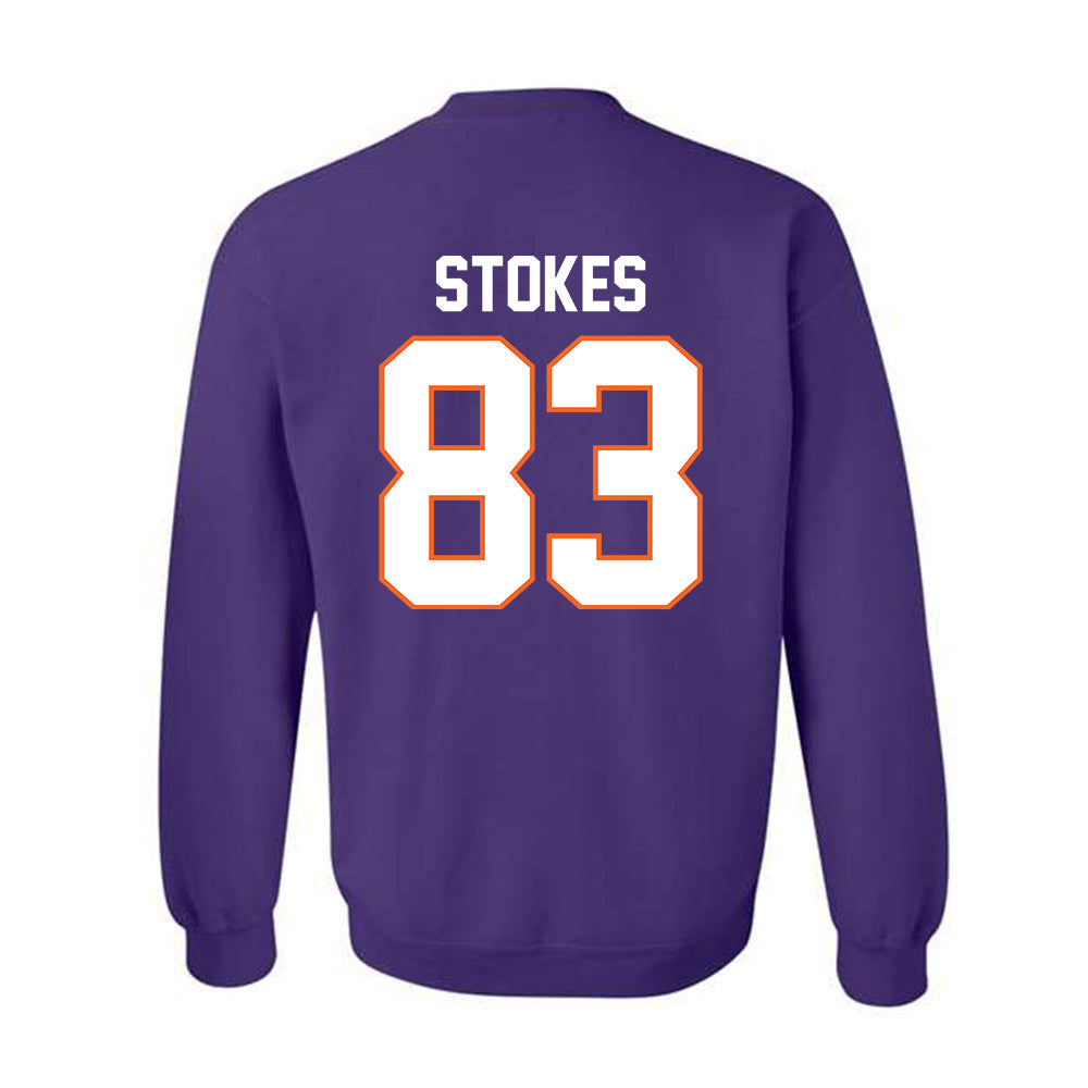 Clemson - NCAA Football : Ethan Stokes - Classic Shersey Crewneck Sweatshirt-1