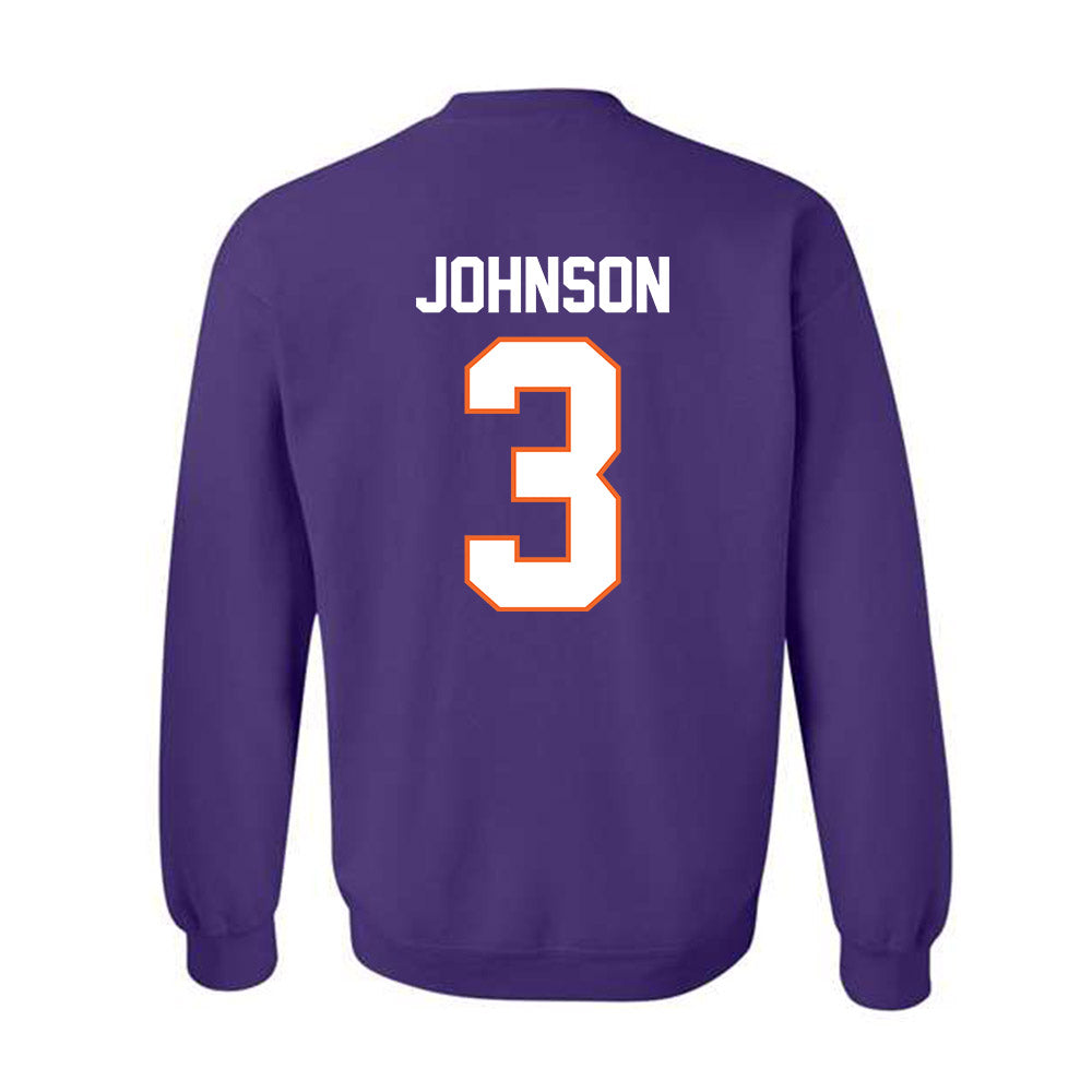 Clemson - NCAA Softball : Kylee Johnson - Classic Shersey Crewneck Sweatshirt-1
