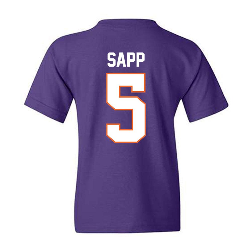 Clemson - NCAA Football : Josh Sapp - Classic Shersey Youth T-Shirt-1