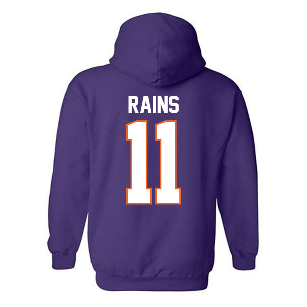 Clemson - NCAA Women's Volleyball : Addisen Rains - Classic Shersey Hooded Sweatshirt-1