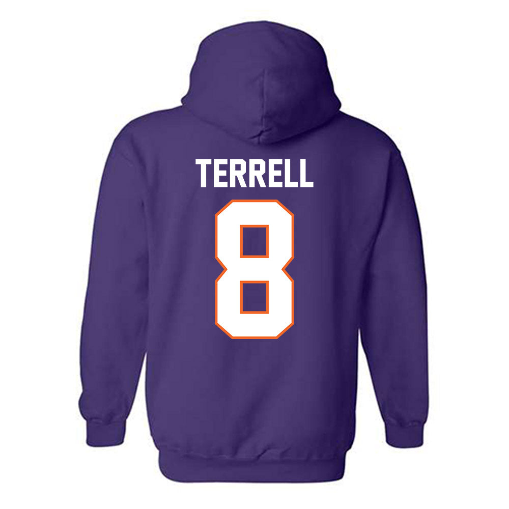 Clemson - NCAA Football : Avieon Terrell - Classic Shersey Hooded Sweatshirt-1
