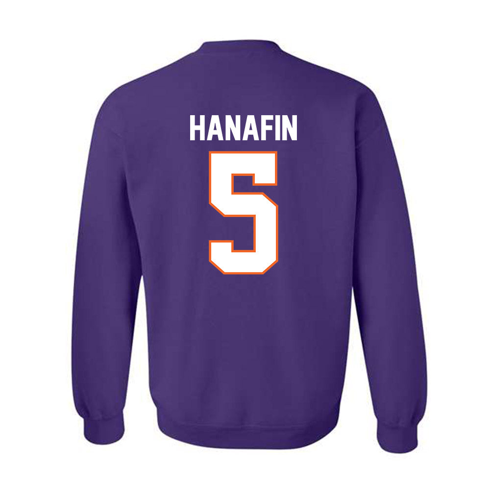 Clemson - NCAA Football : Ronan Hanafin - Classic Shersey Crewneck Sweatshirt-1