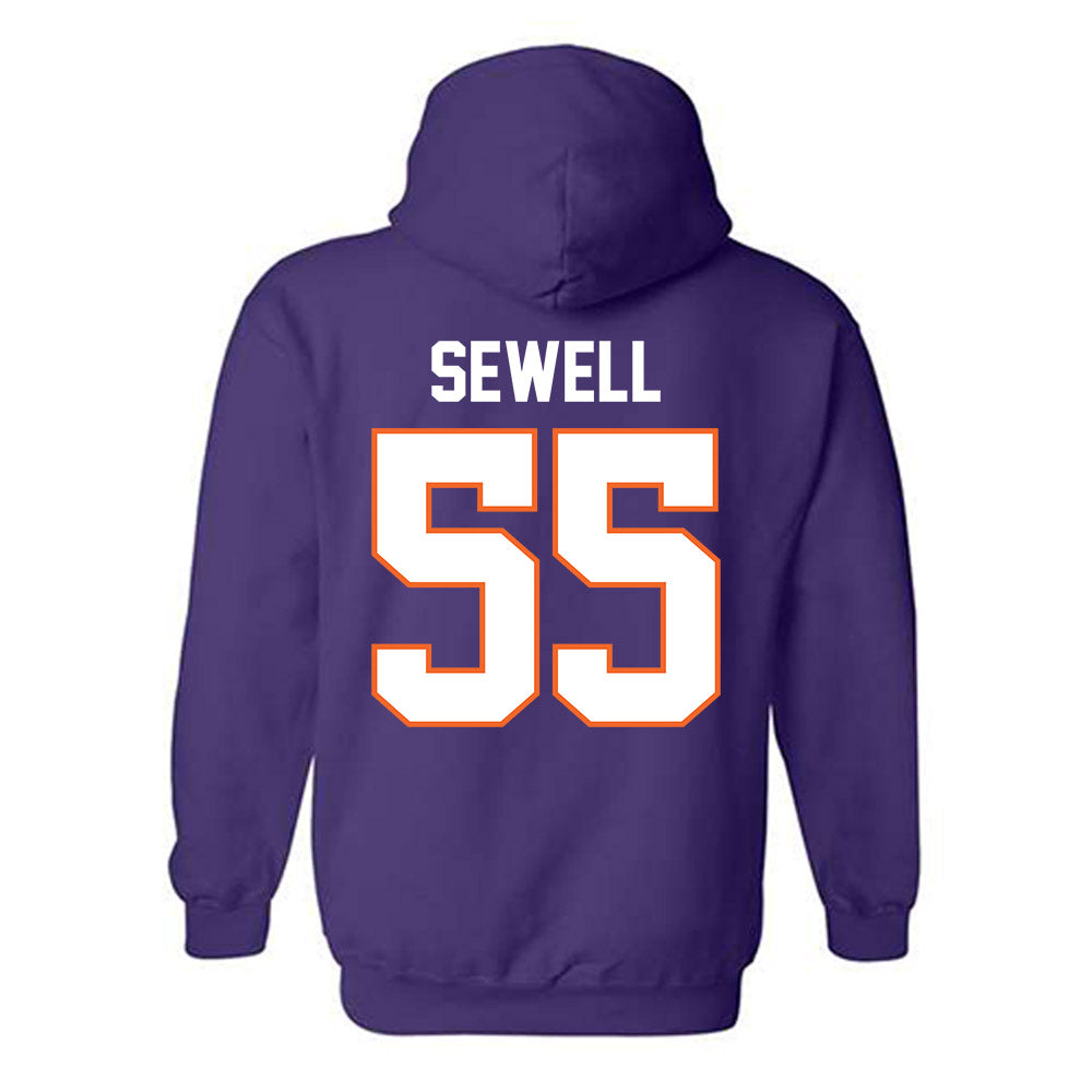 Clemson - NCAA Football : Harris Sewell - Classic Shersey Hooded Sweatshirt-1