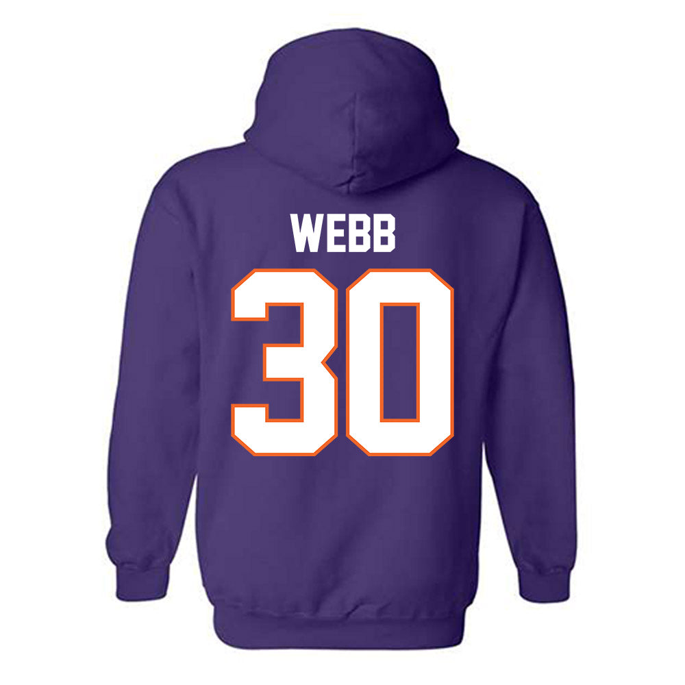Clemson - NCAA Football : Kylen Webb - Classic Shersey Hooded Sweatshirt-1
