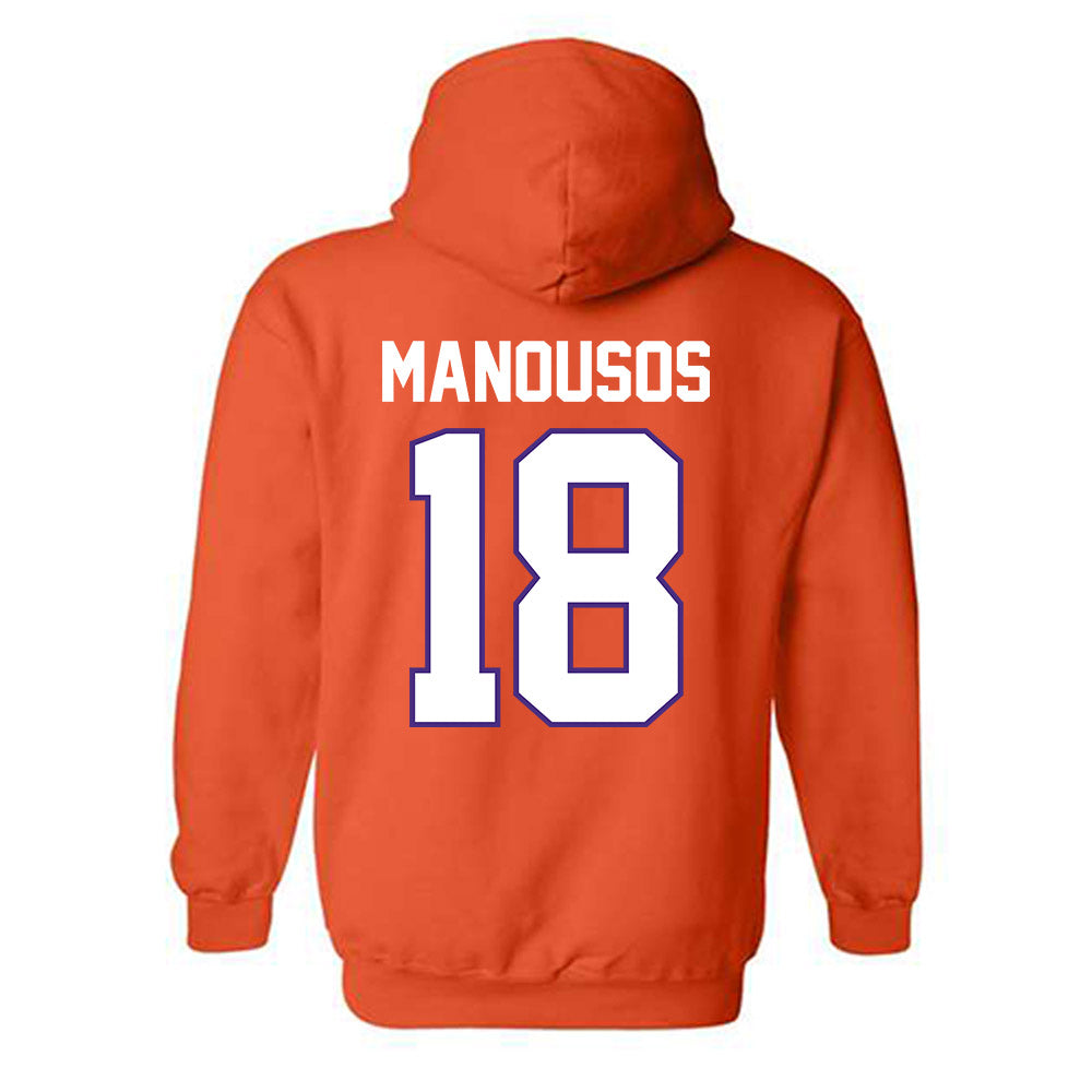 Clemson - NCAA Women's Soccer : Maria Manousos - Classic Shersey Hooded Sweatshirt-1