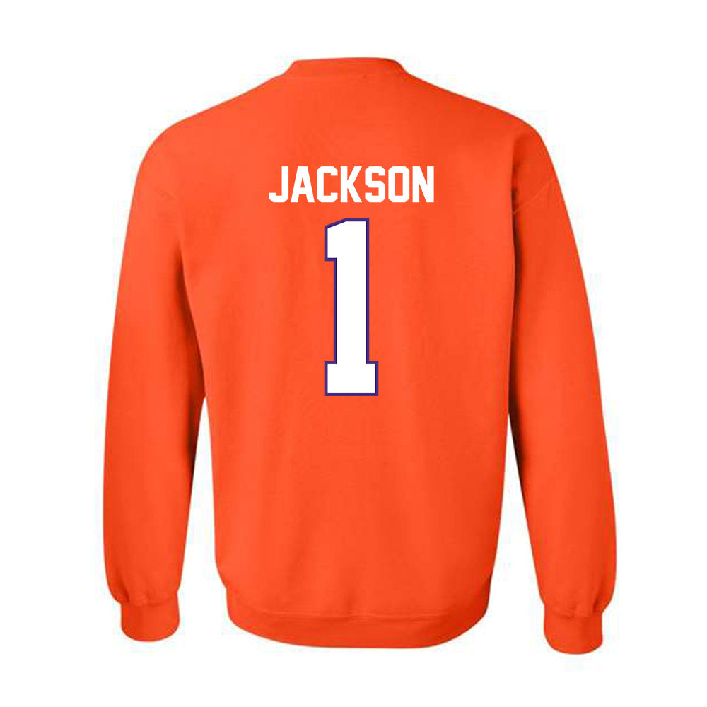 Clemson - NCAA Women's Basketball : Amaia Jackson - Classic Shersey Crewneck Sweatshirt-1