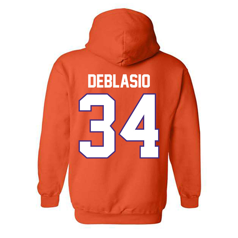 Clemson - NCAA Women's Lacrosse : Jordan DeBlasio - Classic Shersey Hooded Sweatshirt-1