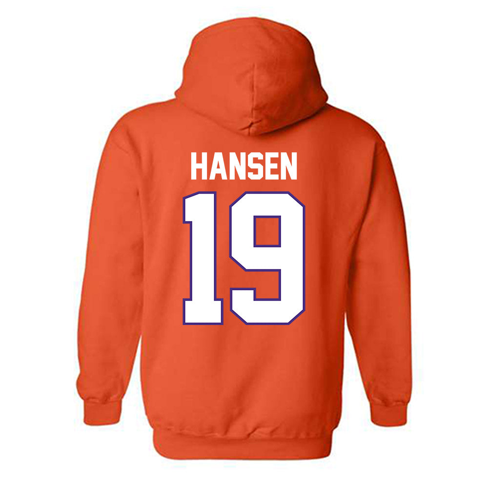 Clemson - NCAA Women's Volleyball : Kate Hansen - Classic Shersey Hooded Sweatshirt-1
