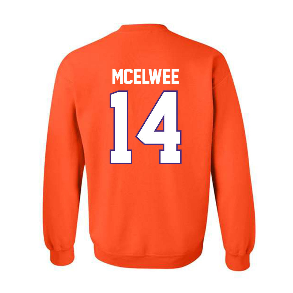 Clemson - NCAA Women's Lacrosse : Caitlin McElwee - Classic Shersey Crewneck Sweatshirt-1