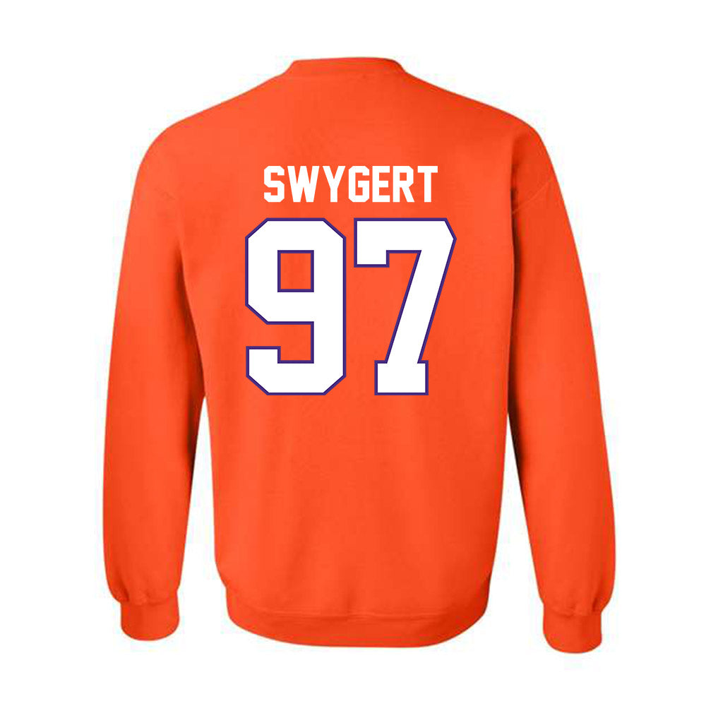 Clemson - NCAA Football : Patrick Swygert - Classic Shersey Crewneck Sweatshirt-1