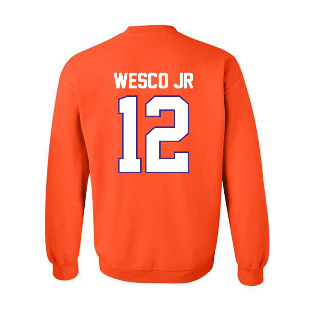 Clemson - NCAA Football : Bryant Wesco Jr - Classic Shersey Crewneck Sweatshirt
