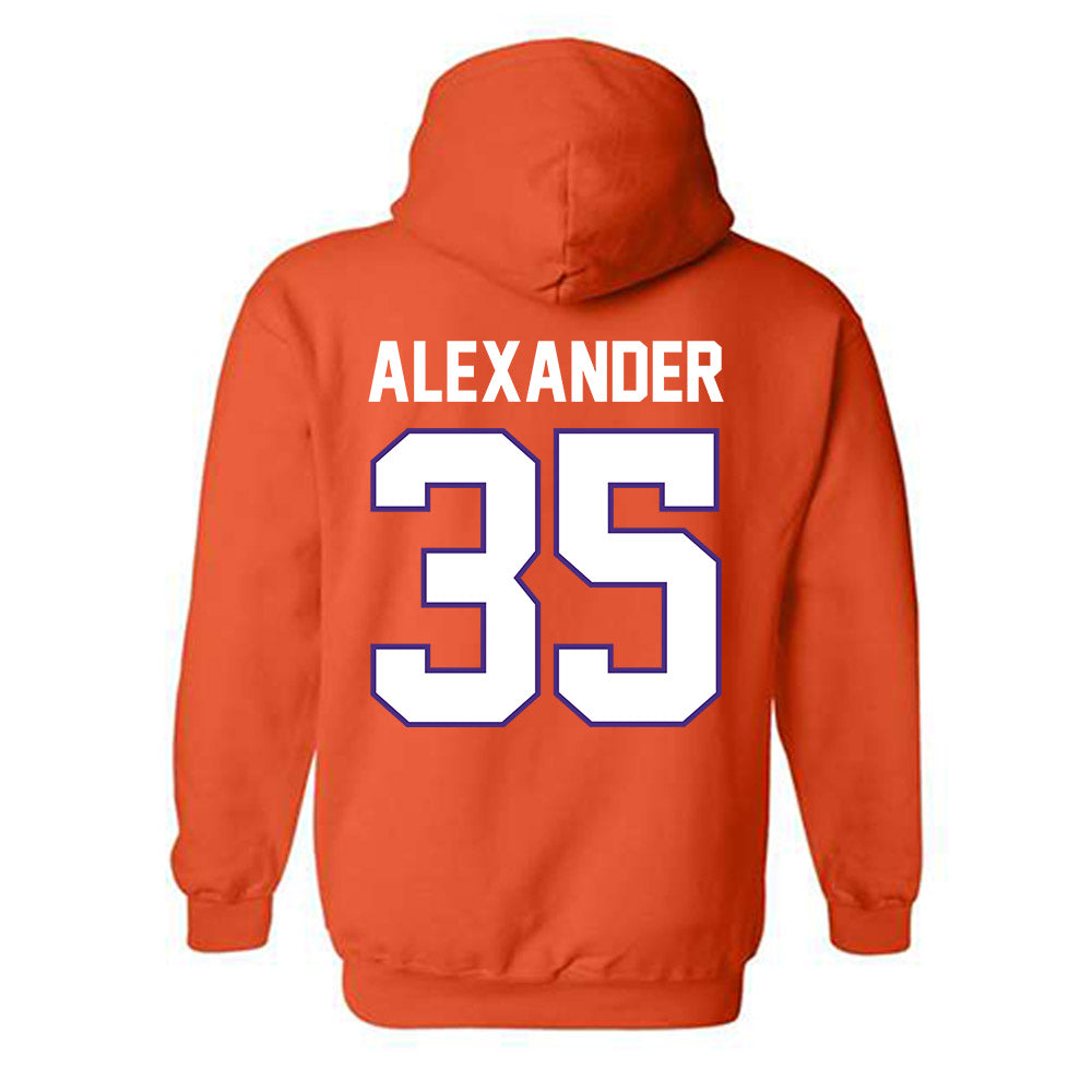 Clemson - NCAA Football : Jeremiah Alexander - Classic Shersey Hooded Sweatshirt-1
