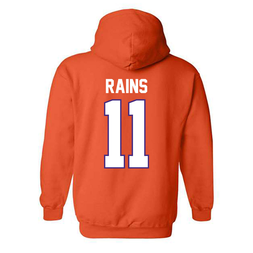 Clemson - NCAA Women's Volleyball : Addisen Rains - Classic Shersey Hooded Sweatshirt-1