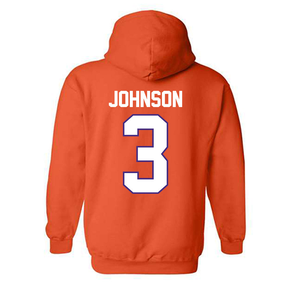Clemson - NCAA Softball : Kylee Johnson - Classic Shersey Hooded Sweatshirt-1