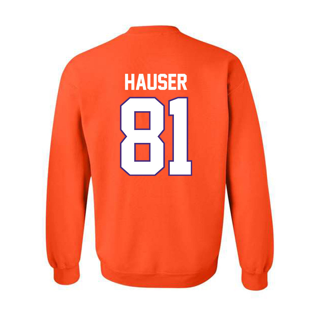 Clemson - NCAA Football : Nolan Hauser - Classic Shersey Crewneck Sweatshirt-1