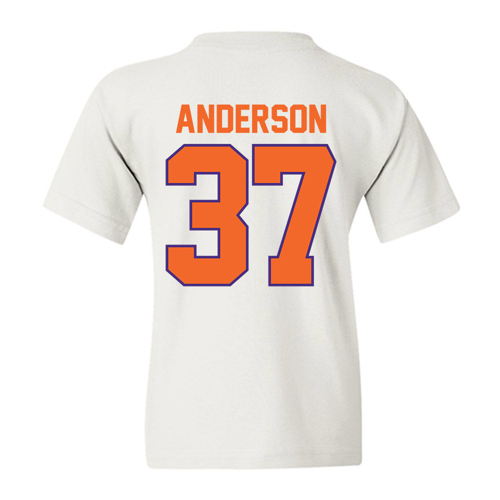 Clemson - NCAA Football : Logan Anderson - Classic Shersey Youth T-Shirt-1