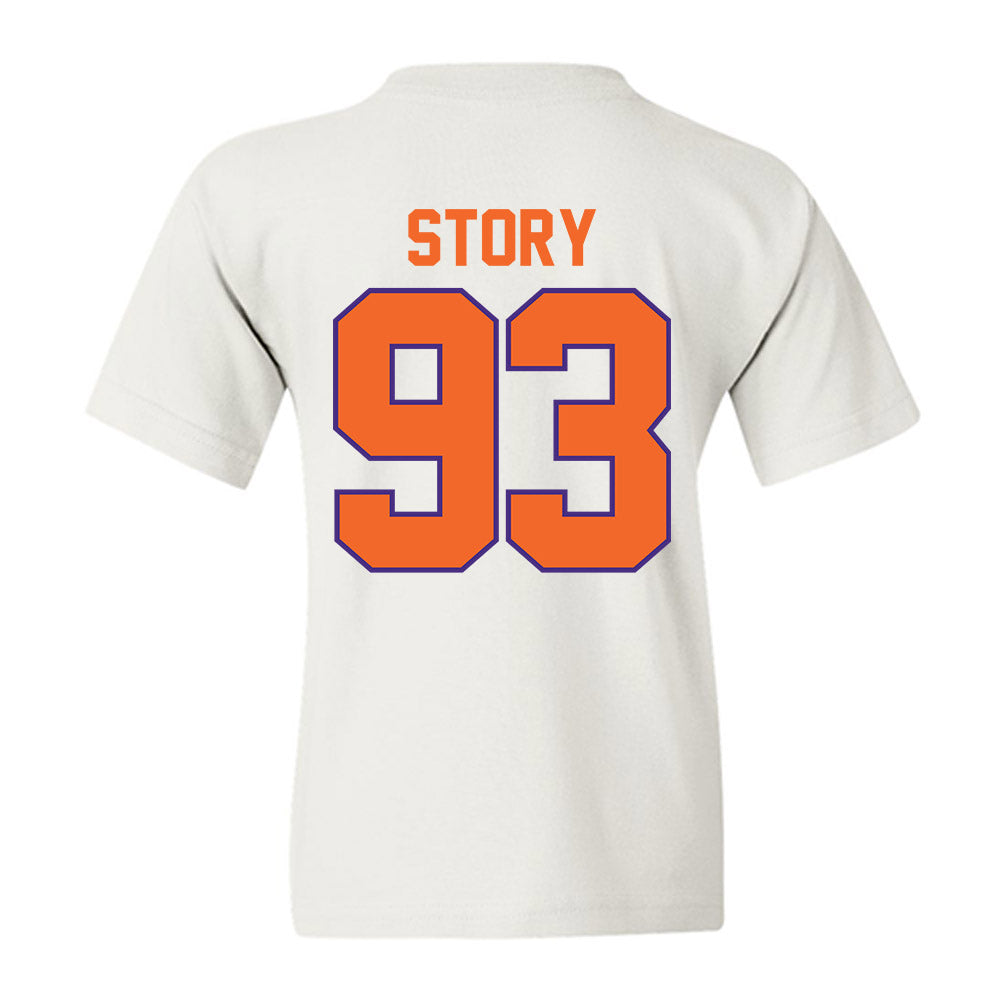 Clemson - NCAA Football : Caden Story - Classic Shersey Youth T-Shirt-1