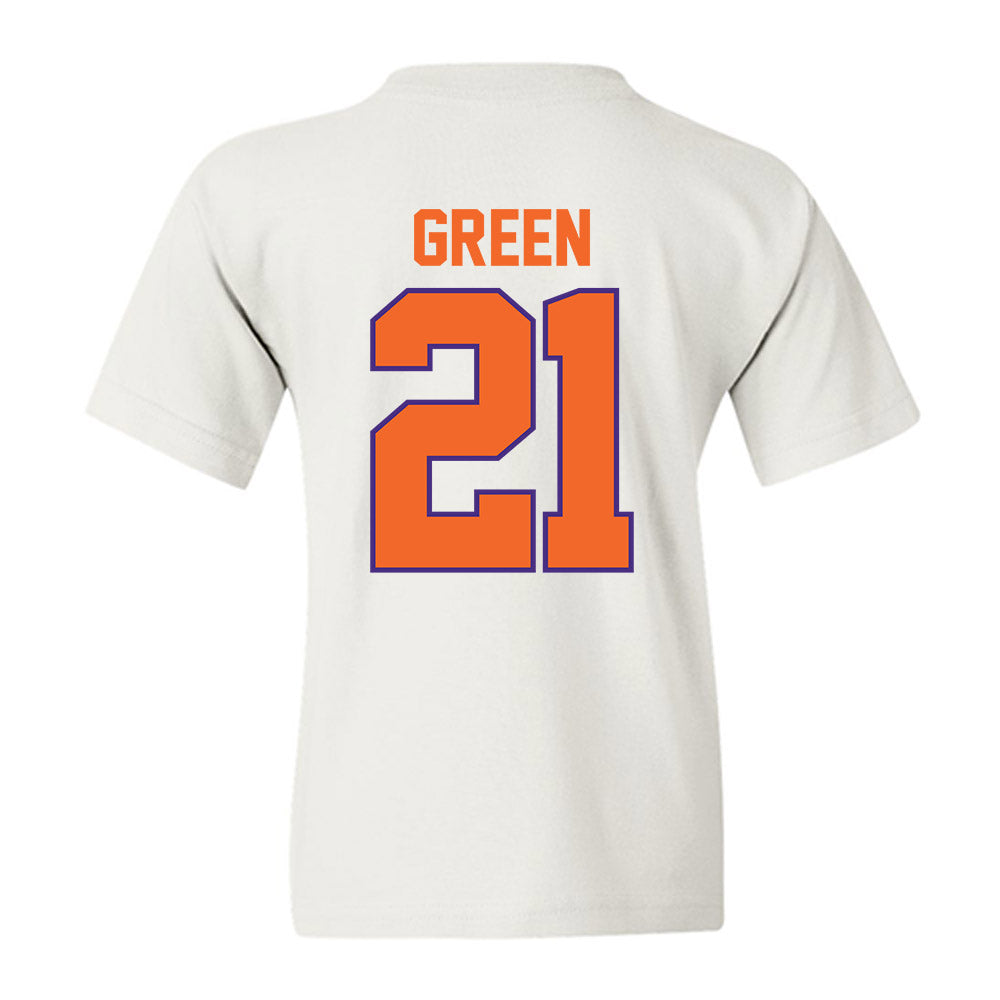Clemson - NCAA Football : Jarvis Green - Classic Shersey Youth T-Shirt-1