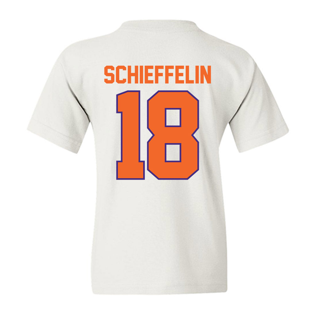 Clemson - NCAA Football : Ian Schieffelin - Classic Shersey Youth T-Shirt-1