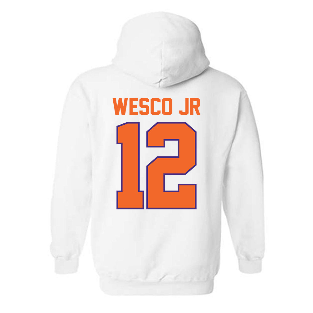 Clemson - NCAA Football : Bryant Wesco Jr - Classic Shersey Hooded Sweatshirt