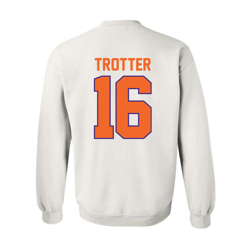 Clemson - NCAA Football : Cade Trotter - Classic Shersey Crewneck Sweatshirt-1