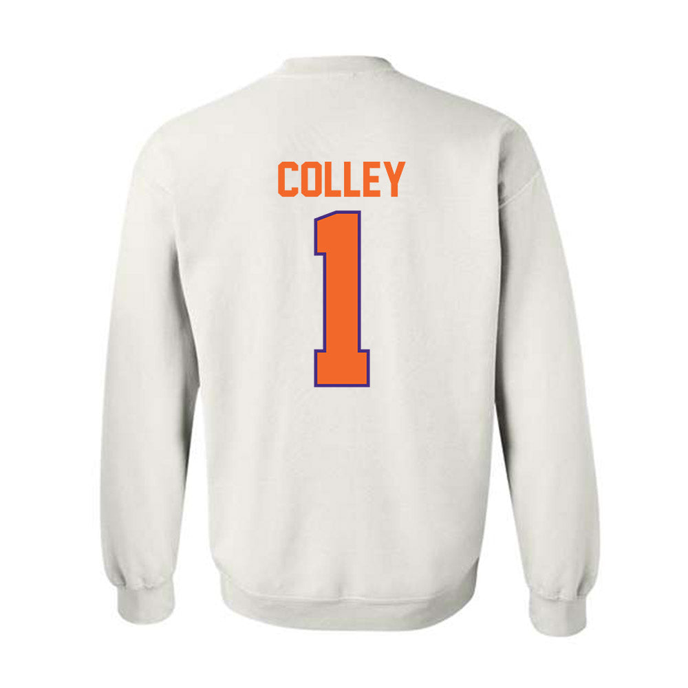 Clemson - NCAA Women's Volleyball : Caroline Colley - Classic Shersey Crewneck Sweatshirt-1