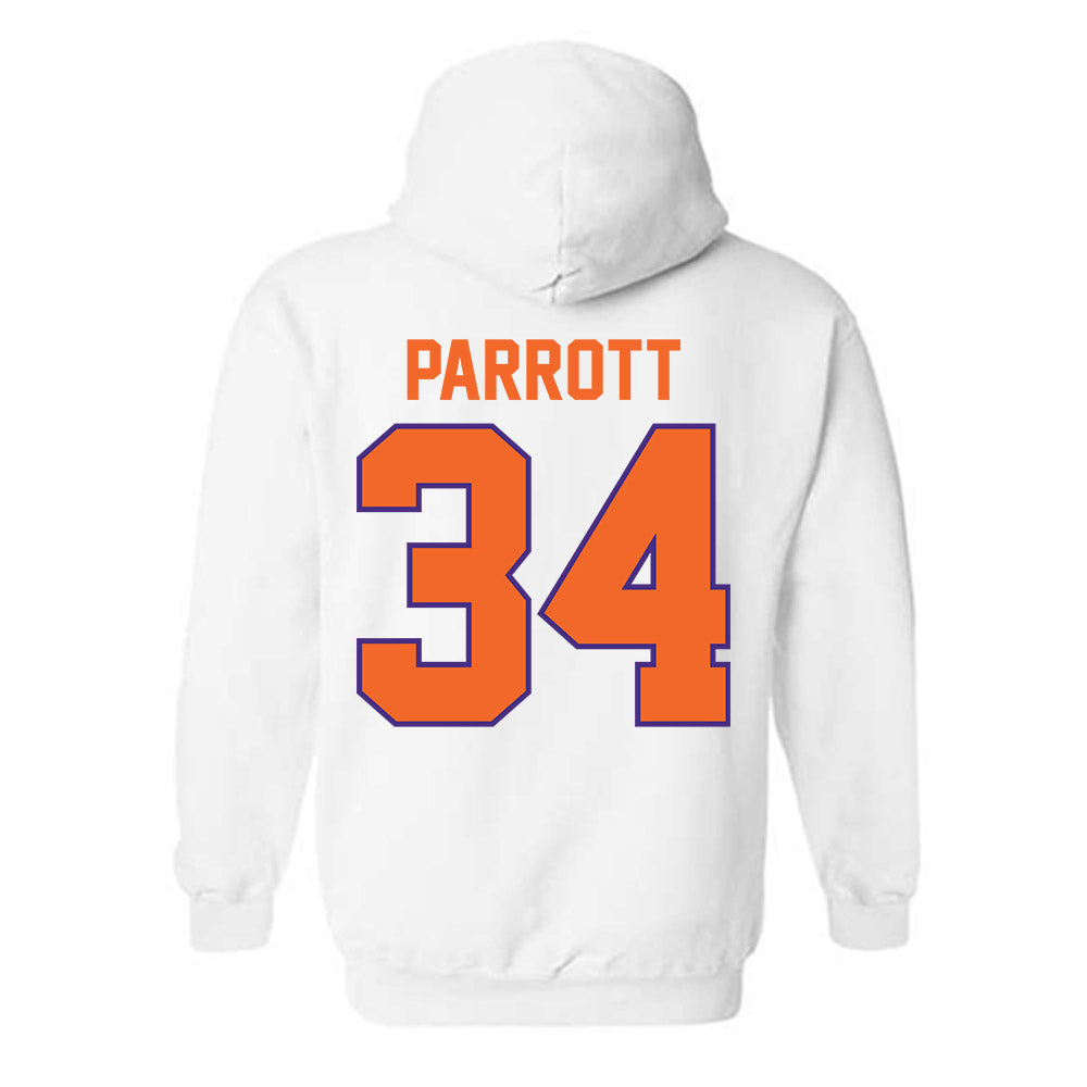 Clemson - NCAA Women's Soccer : Maddie Parrott - Classic Shersey Hooded Sweatshirt-1