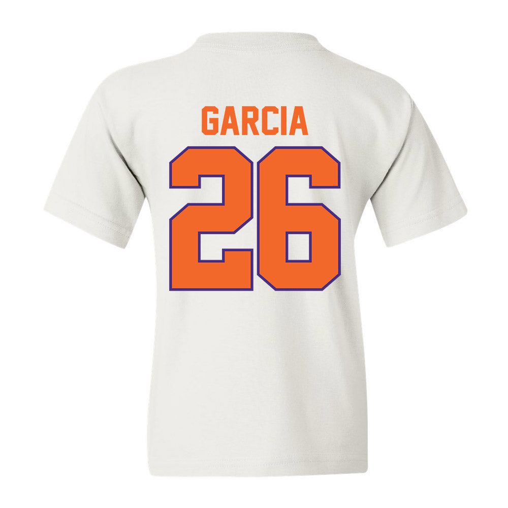 Clemson - NCAA Men's Soccer : Marco Garcia - Classic Shersey Youth T-Shirt