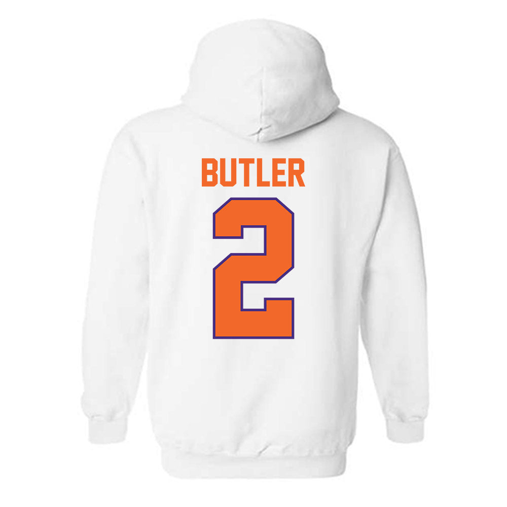 Clemson - NCAA Women's Basketball : Jakerra Butler - Classic Shersey Hooded Sweatshirt-1