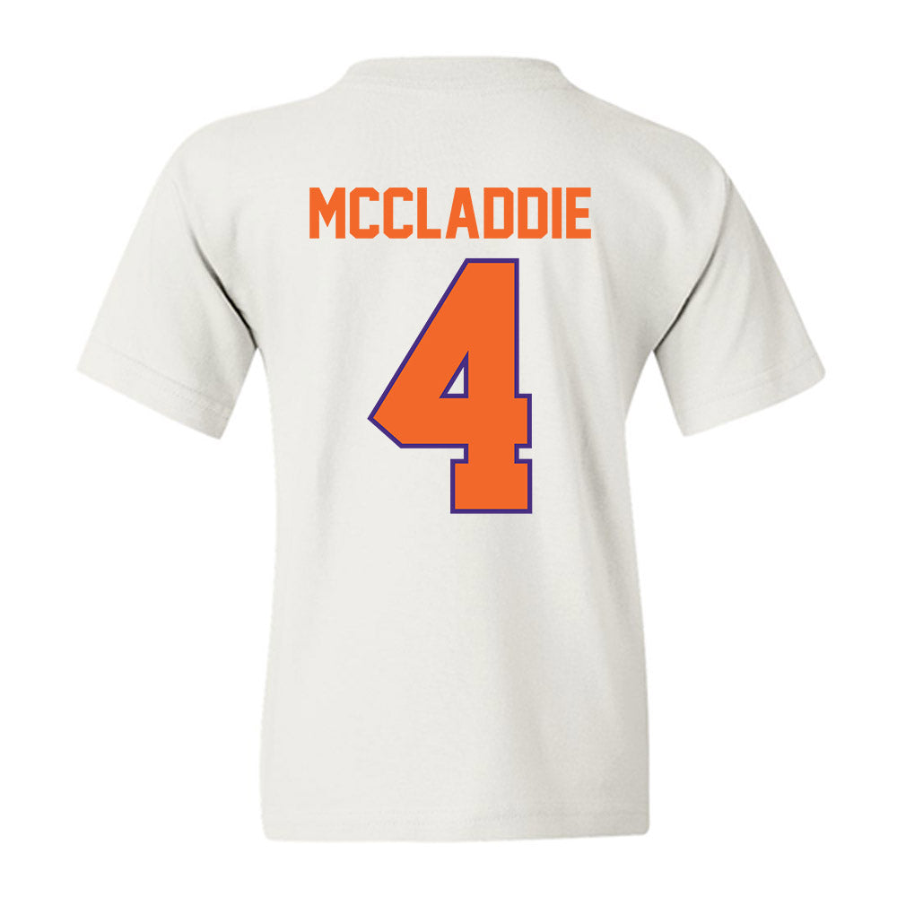 Clemson - NCAA Baseball : Tryston McCladdie - Classic Shersey Youth T-Shirt-1
