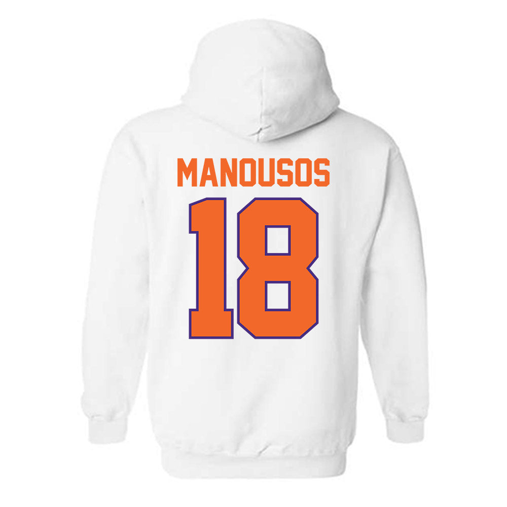 Clemson - NCAA Women's Soccer : Maria Manousos - Classic Shersey Hooded Sweatshirt-1