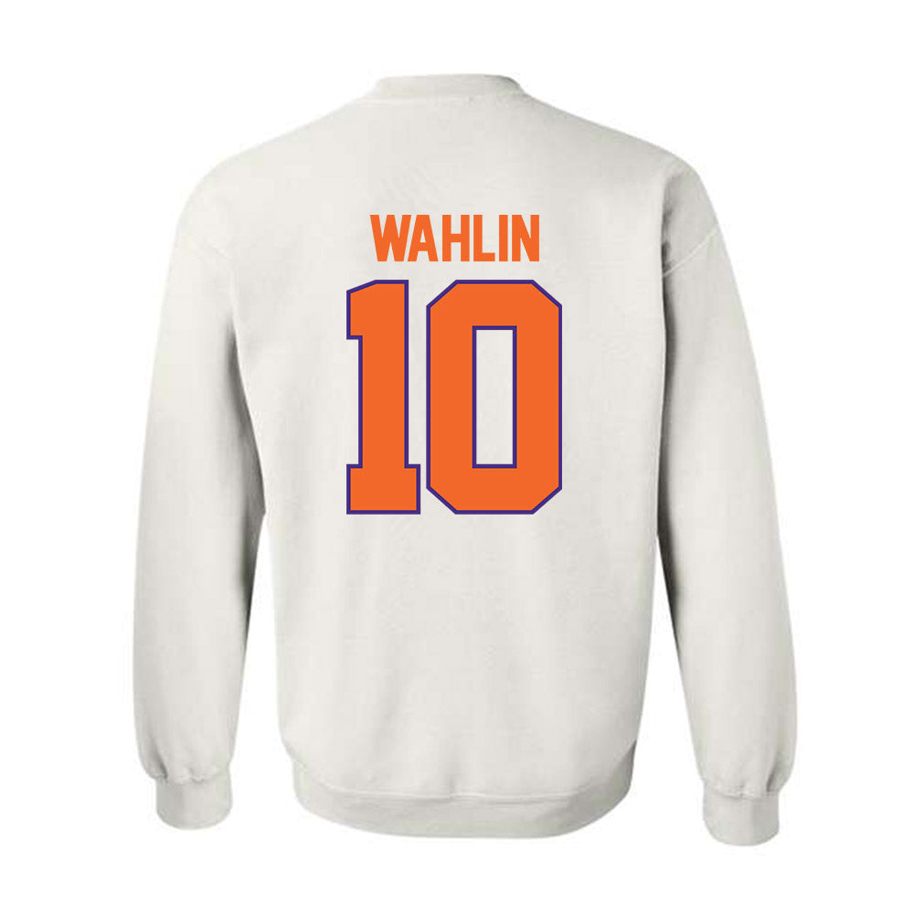 Clemson - NCAA Men's Basketball : Jake Wahlin - Classic Shersey Crewneck Sweatshirt-1