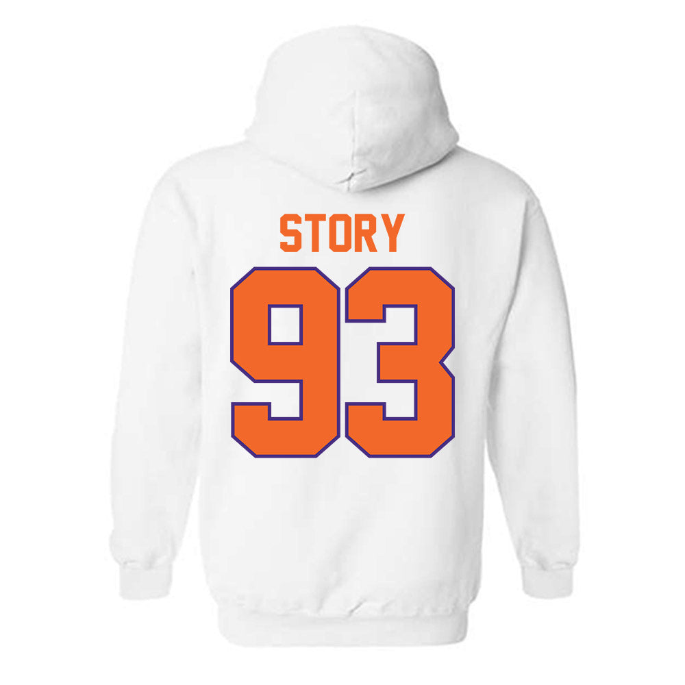 Clemson - NCAA Football : Caden Story - Classic Shersey Hooded Sweatshirt-1