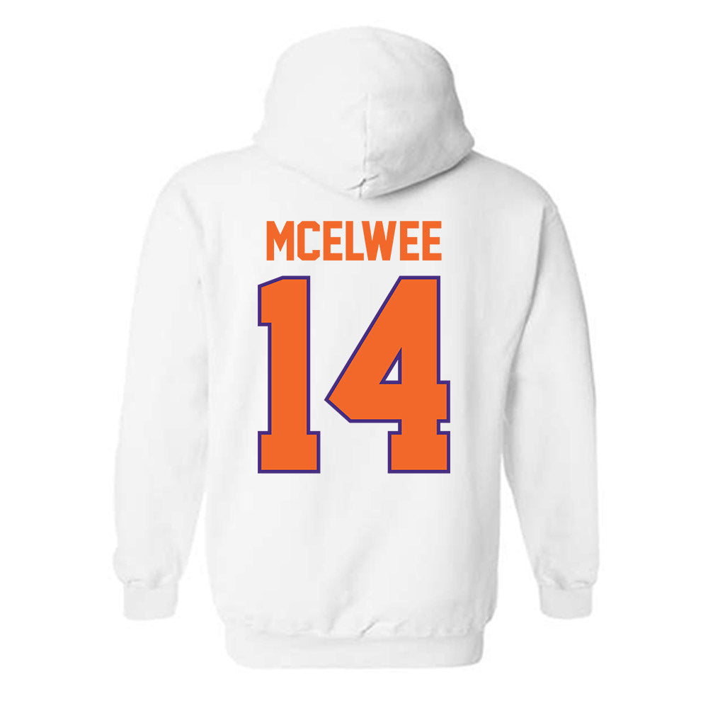 Clemson - NCAA Women's Lacrosse : Caitlin McElwee - Classic Shersey Hooded Sweatshirt-1