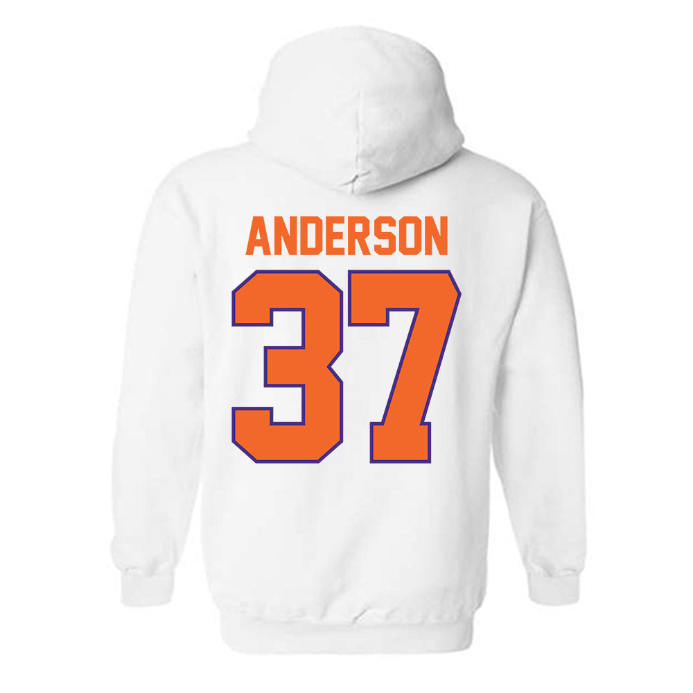 Clemson - NCAA Football : Logan Anderson - Classic Shersey Hooded Sweatshirt-1