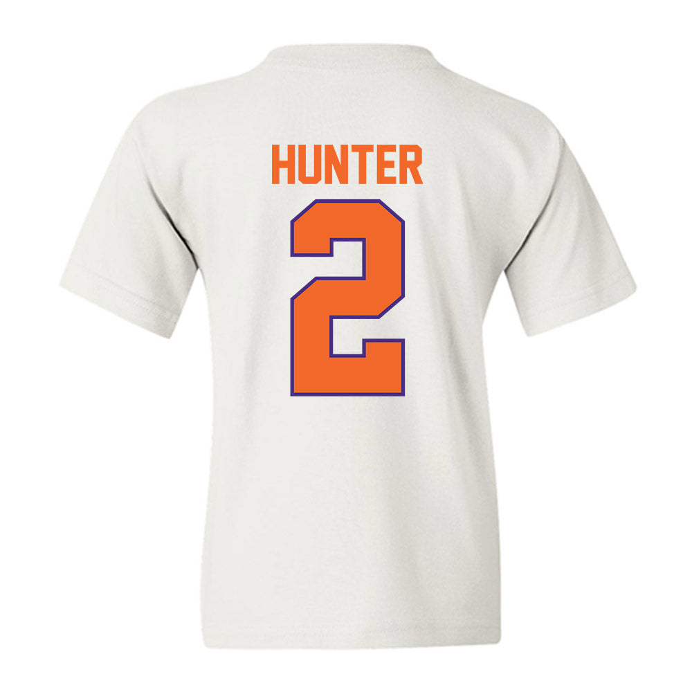 Clemson - NCAA Men's Basketball : Dillon Hunter - Classic Shersey Youth T-Shirt-1