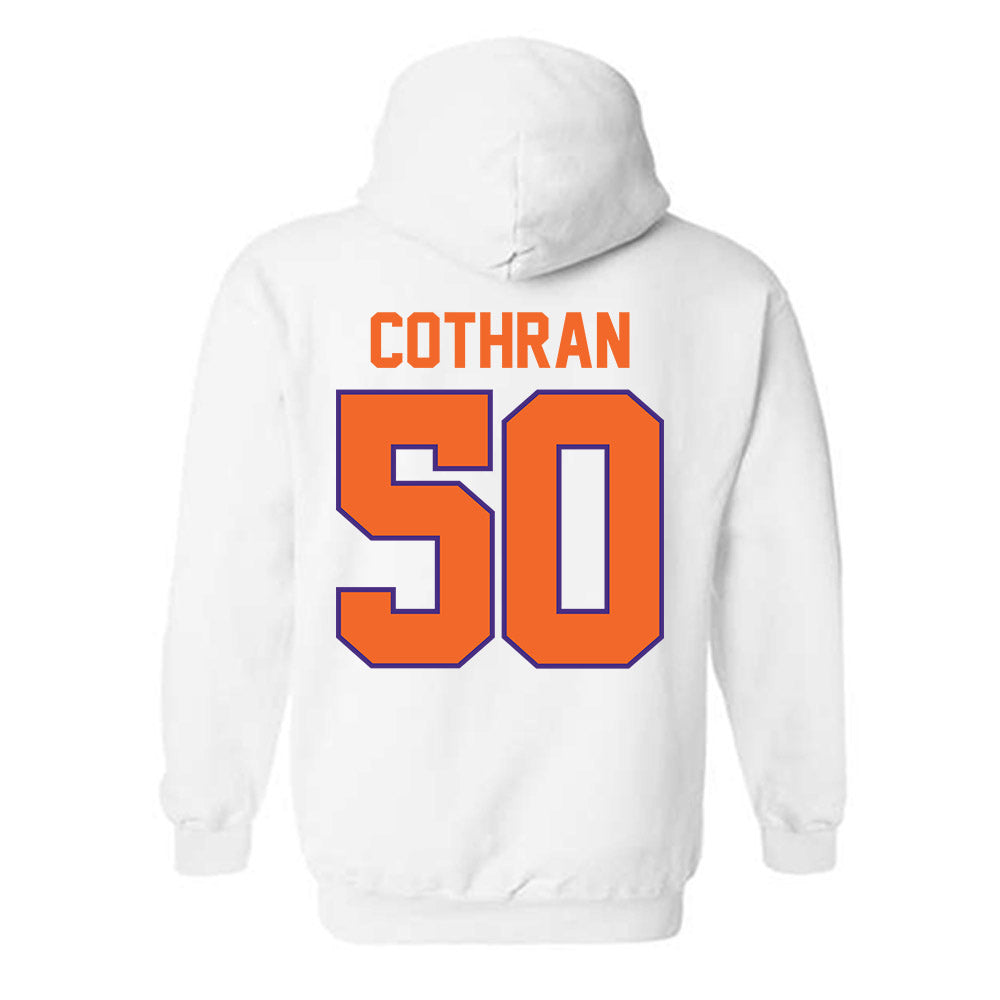 Clemson - NCAA Football : Fletcher Cothran - Classic Shersey Hooded Sweatshirt-1