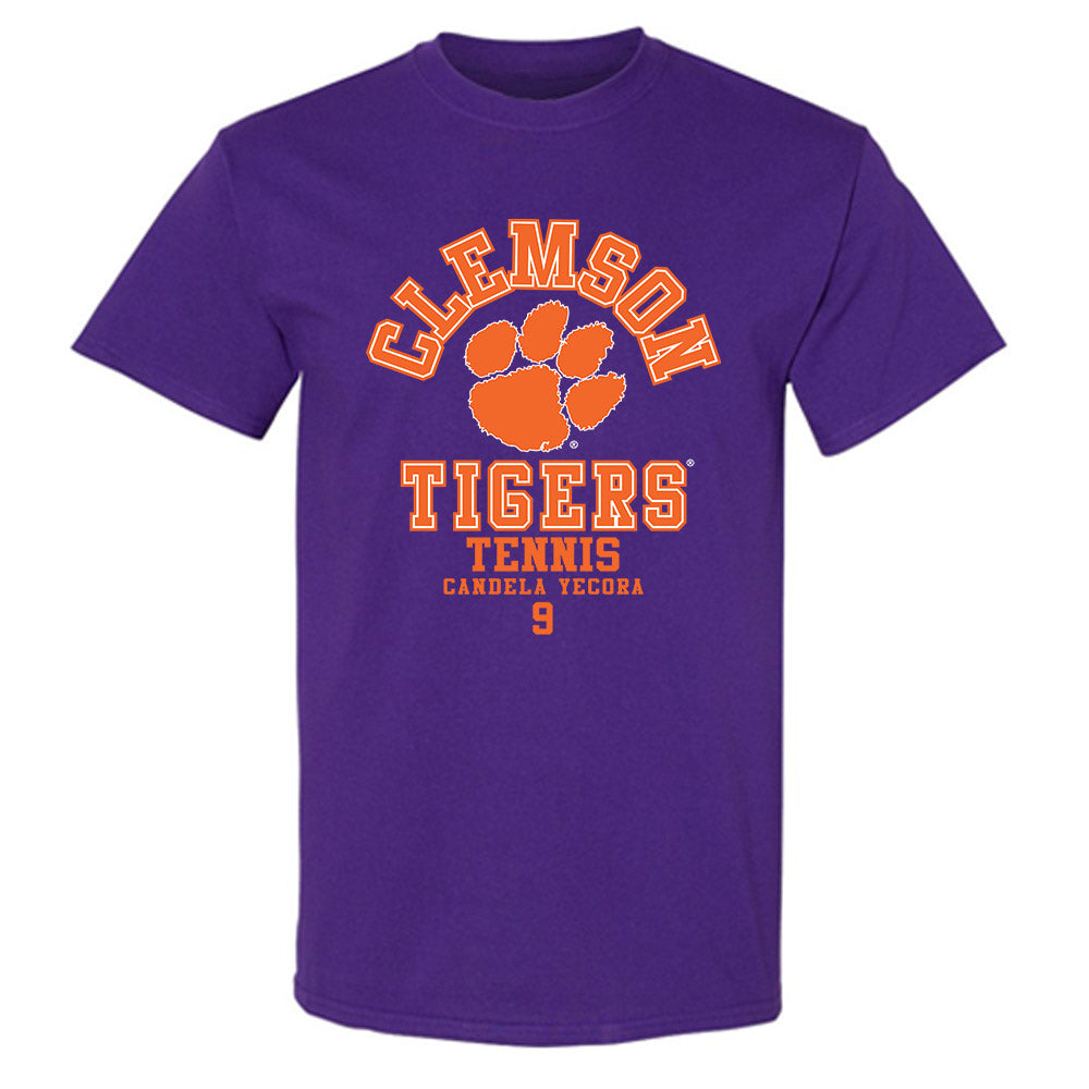 Clemson - NCAA Women's Tennis : Candela Yecora - Classic Fashion Shersey T-Shirt-0