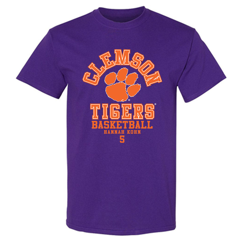 Clemson - NCAA Women's Basketball : Hannah Kohn - Classic Fashion Shersey T-Shirt