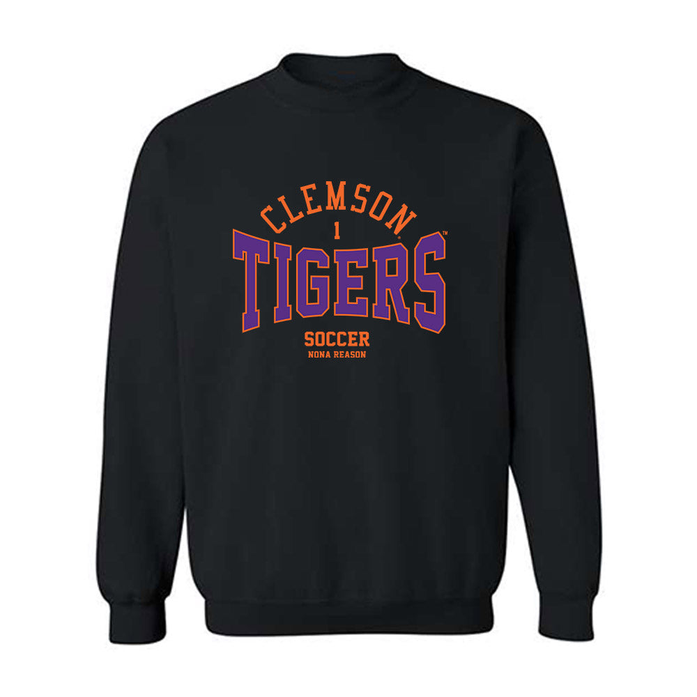 Clemson - NCAA Women's Soccer : Nona Reason - Classic Fashion Shersey Crewneck Sweatshirt-0
