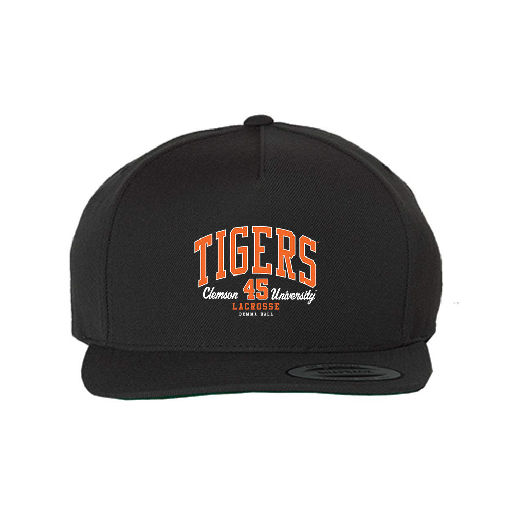 Clemson - NCAA Women's Lacrosse : Demma Hall - Snapback Hat