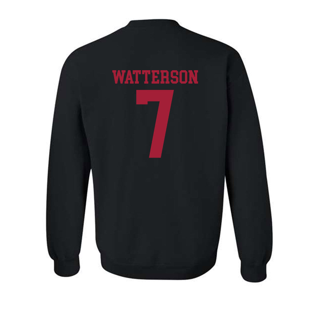 WSU - NCAA Baseball : Cole Watterson - Classic Shersey Crewneck Sweatshirt-1