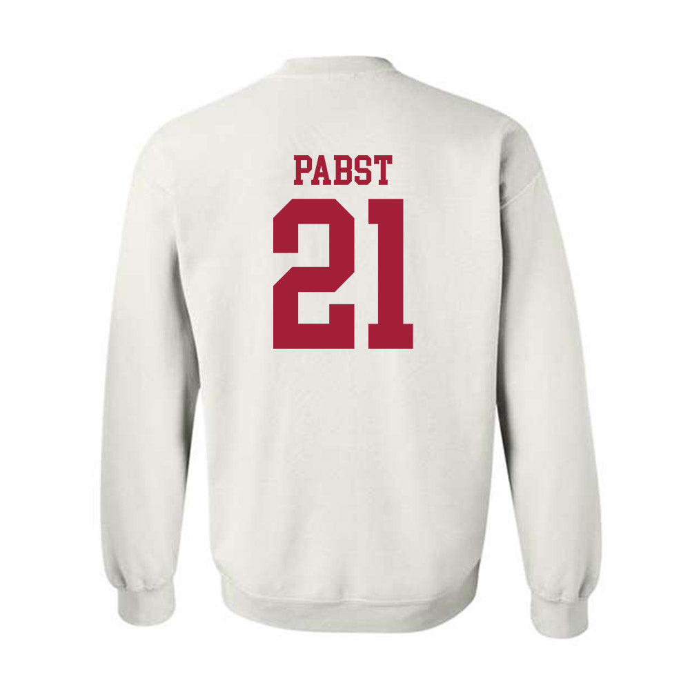 WSU - NCAA Football : Carter Pabst - Classic Shersey Crewneck Sweatshirt-1