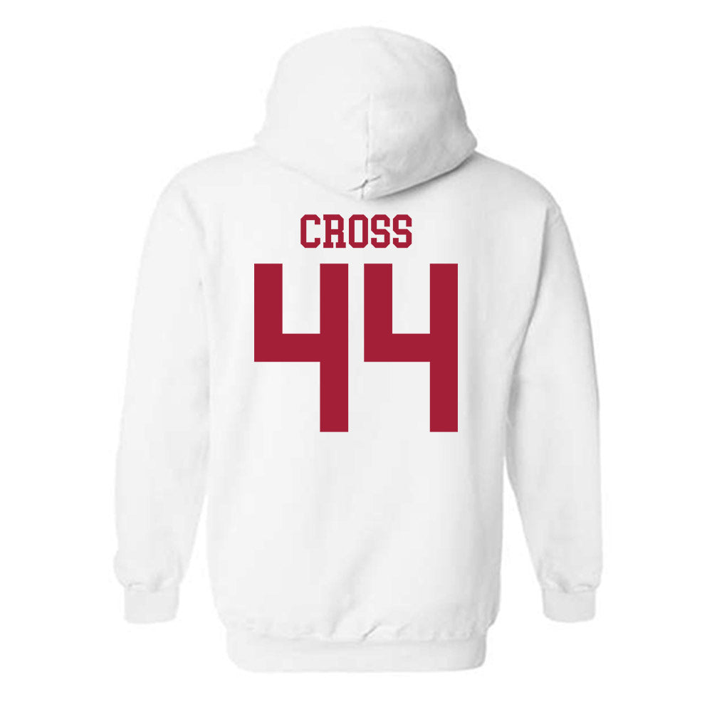 WSU - NCAA Baseball : Brock Cross - Classic Shersey Hooded Sweatshirt-1