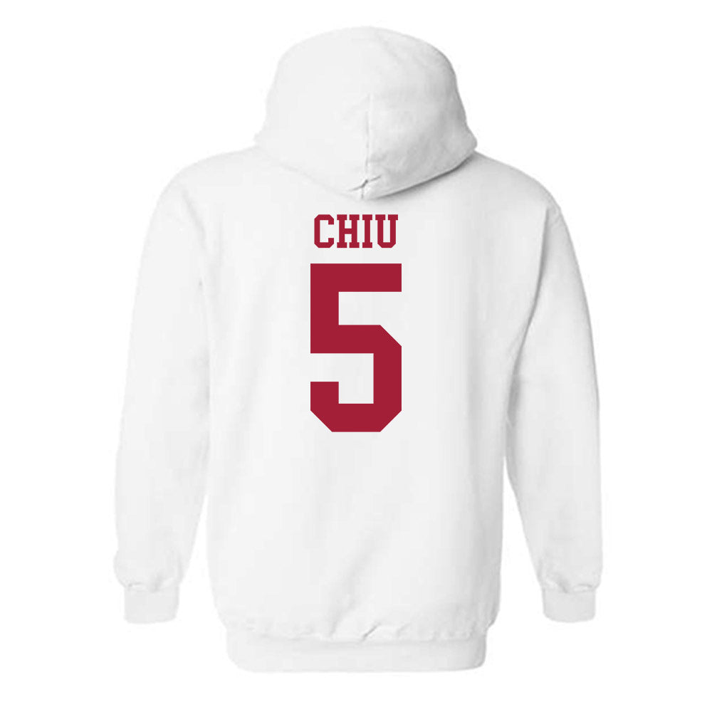 WSU - NCAA Women's Basketball : Jean Chiu - Classic Shersey Hooded Sweatshirt-1