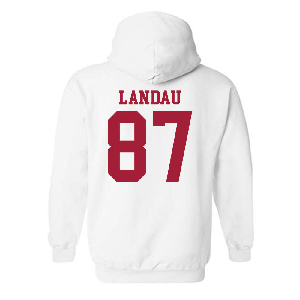 WSU - NCAA Football : Cash Landau - Classic Shersey Hooded Sweatshirt-1