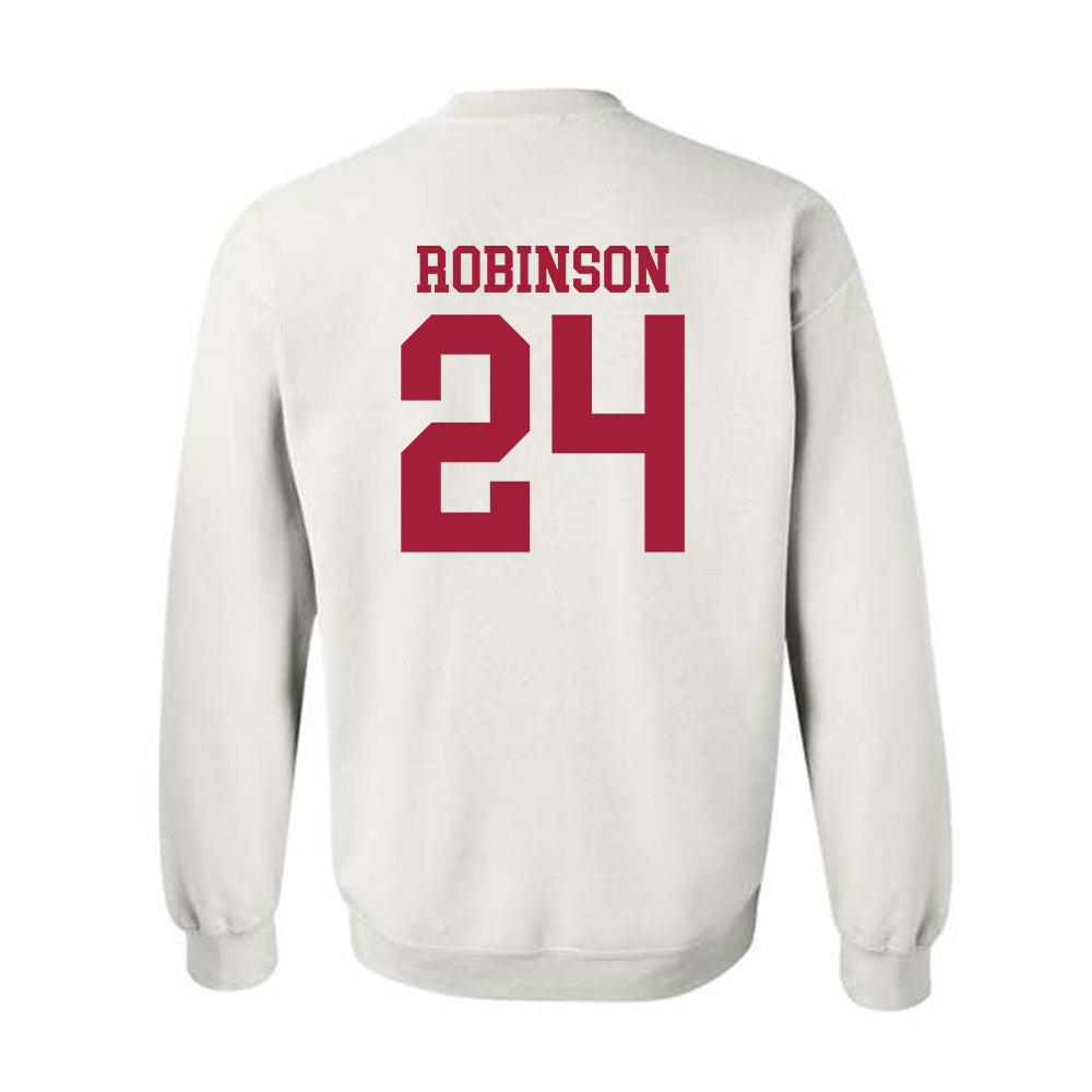 WSU - NCAA Men's Basketball : Dominik Robinson - Classic Shersey Crewneck Sweatshirt-1