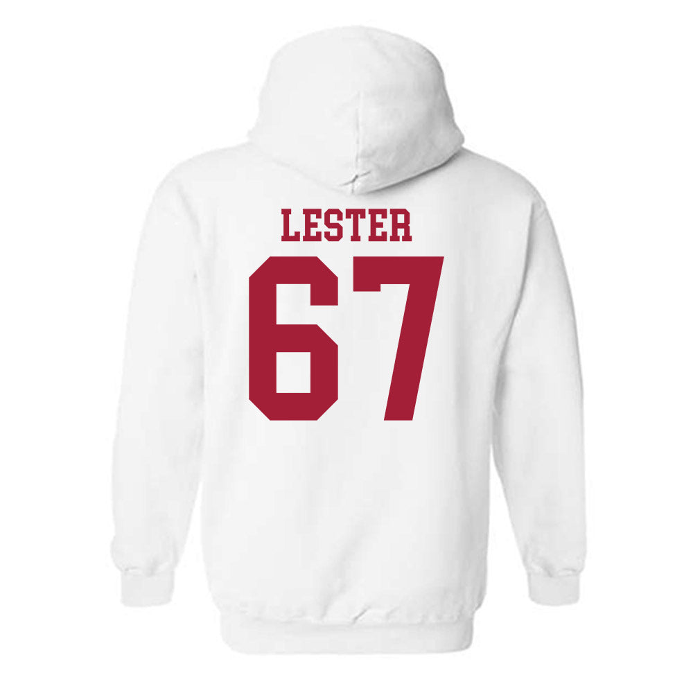 WSU - NCAA Football : Jonny Lester - Classic Shersey Hooded Sweatshirt-1