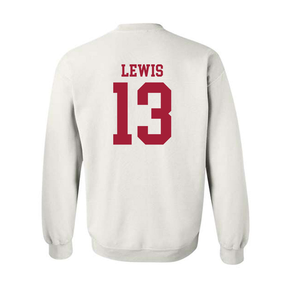 WSU - NCAA Baseball : Nick Lewis - Classic Shersey Crewneck Sweatshirt-1