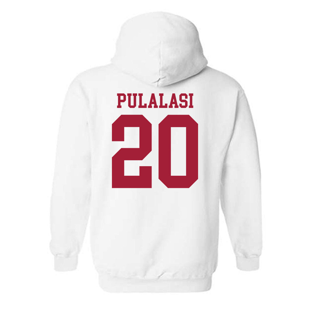 WSU - NCAA Football : Leo Pulalasi - Classic Shersey Hooded Sweatshirt